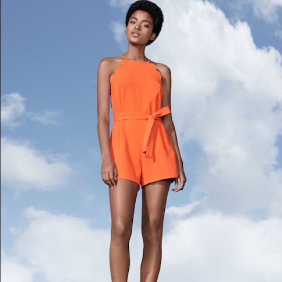 Victoria Beckham for Target Pants - Victoria Beckham for Target orange romper small